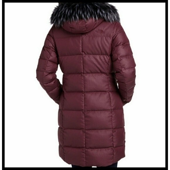 NWT The North Face 550 Down Fill Puffer Zipper Parka Coat Faux Fur Hood XS NEW - Picture 3 of 16